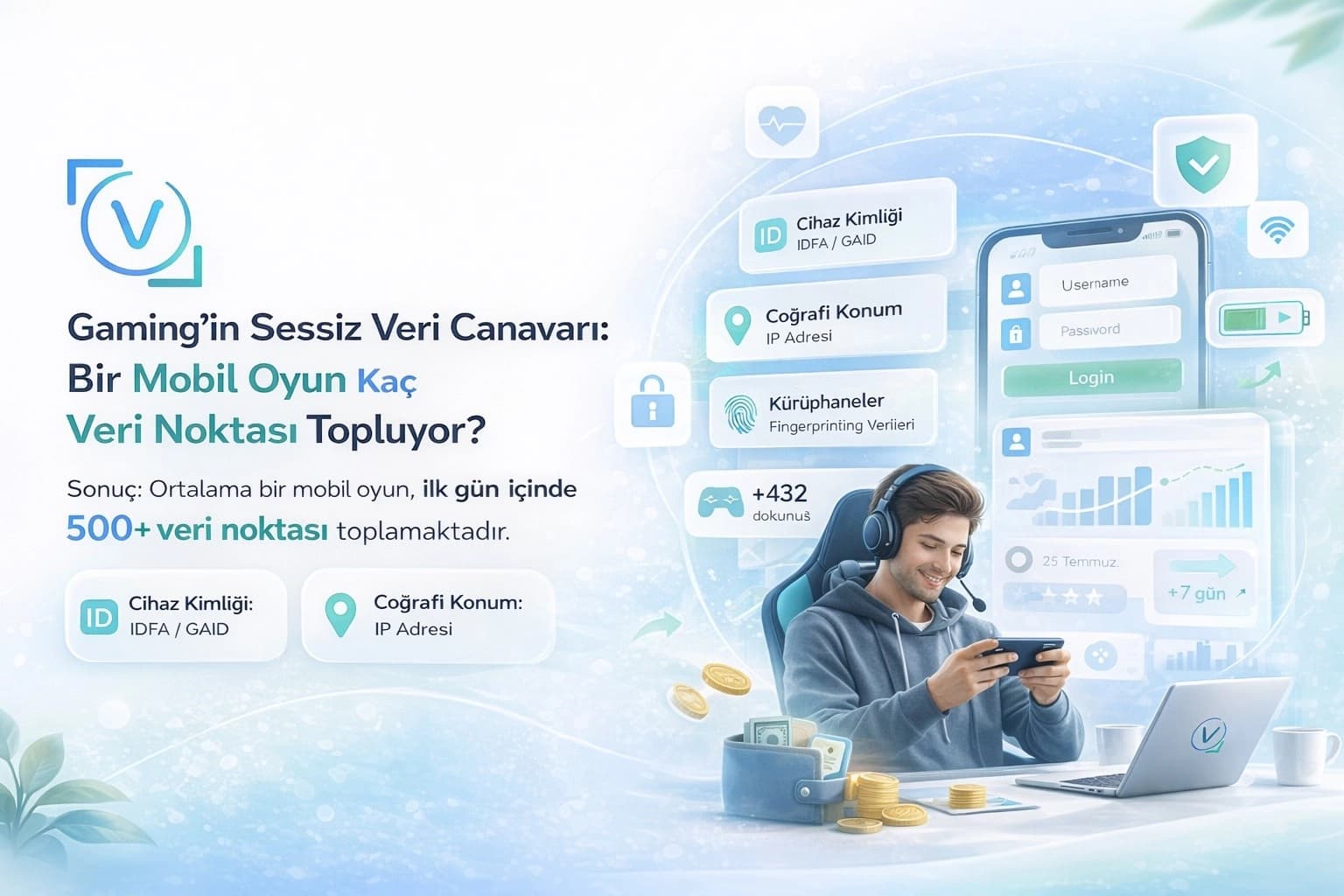 Oyun (Gaming) Sektöründe KVKK Kabusu ve Veribenim Çözümü: Global Oyuncu Verisi, Çerezsiz Takip ve GDPR/KVKK Çakışması